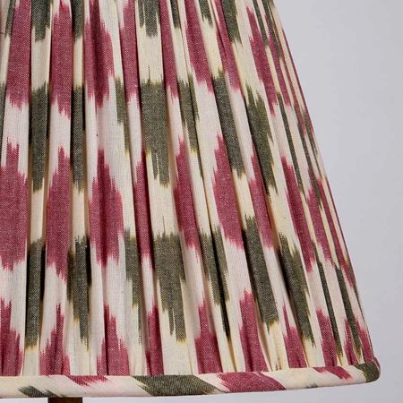 Pink Ikat Empire Lampshade Medium